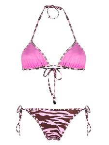 theattico The Attico Bikini met zebraprint - Bruin
