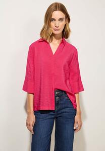 STREET ONE Hemdbluse aus seidiger Viskose