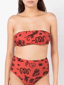 lygia&nanny Lygia & Nanny Bandeau bikinitop - Bruin