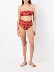 Lygia & Nanny Bikinislip met print - Bruin