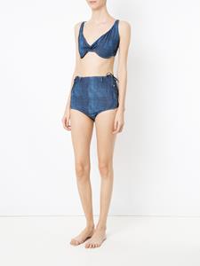 amirslama Amir Slama Bikini-set met hoge taille - Blauw