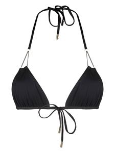 saintlaurent Saint Laurent Bikinitop met kettingdetail - Zwart
