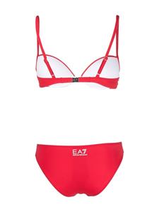 ea7emporioarmani Ea7 Emporio Armani Bikini met logoprint - Rood