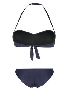 ea7emporioarmani Ea7 Emporio Armani Bikini verfraaid met logo - Blauw