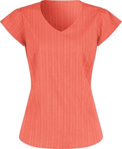 Your Look... for less! Dames Blouse met korte mouwen grapefruit Größe