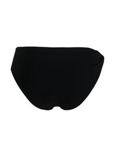 Diesel Bikinislip met logopatch - Zwart