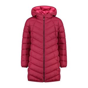 Lang gewatteerde meisjesjas met capuchon CMP
