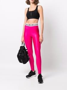 MSGM Glanzende legging - Roze