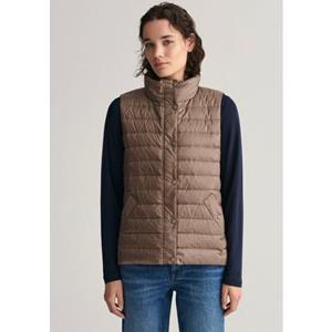 Gant Bodywarmer LIGHT DOWN VEST met logoprint op borsthoogte