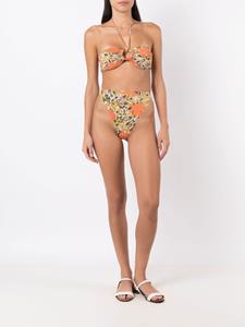 clubebossa Clube Bossa Bikinislip met bloemenprint - Oranje