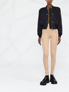 philippplein Philipp Plein Legging met doorzichtig vlak - Beige