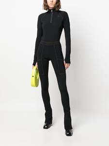 Coperni Legging met gespleten cuffs - Zwart