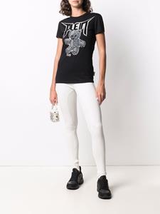 Philipp Plein High waist legging - Wit