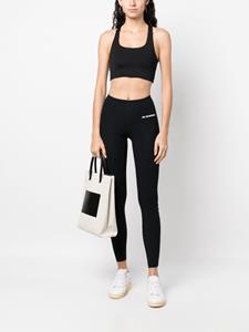 jilsander Jil Sander Legging met logoprint - Zwart