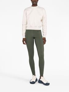 jilsander Jil Sander Legging met logoprint - Groen