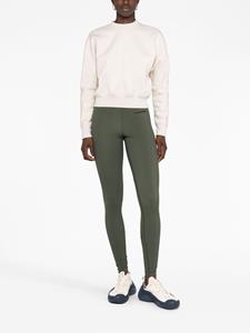 Jil Sander Legging met logoprint - Groen