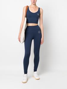 sporty&rich Sporty & Rich Legging met logoprint - Blauw