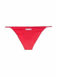 DSQUARED2 Zwembroek met logoprint - Rood