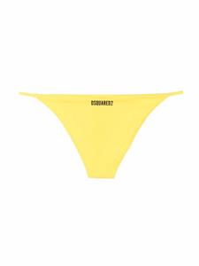 Dsquared2 Bikinislip met logoprint - Geel