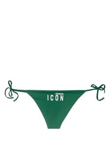 Dsquared2 Bikinislip met logoprint - Groen