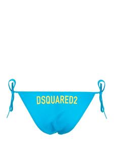 Dsquared2 Bikinislip met logoprint - Blauw