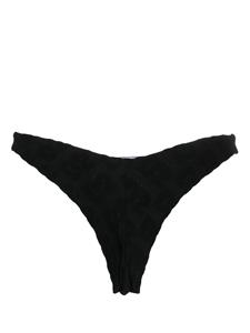 Dsquared2 Bikinislip met logo afwerking - Zwart