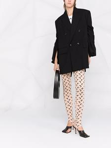 marineserre Marine Serre Legging met print - Beige