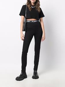 philippplein Philipp Plein Legging met logoband - Zwart
