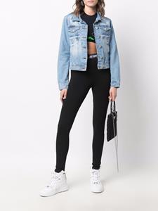 philippplein Philipp Plein Legging met logoband - Zwart