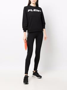 philippplein Philipp Plein Legging met logoprint - Zwart