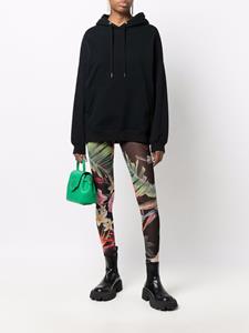 philippplein Philipp Plein Legging met bloemenprint - Zwart