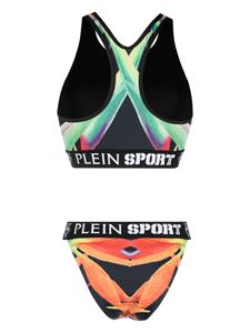 pleinsport Plein Sport Bikini met bloemenprint - Zwart