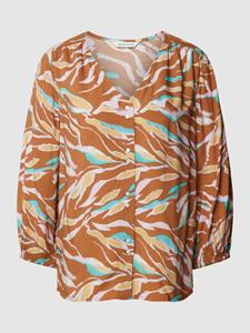 TOM TAILOR Blusentop printed V-neck blouse