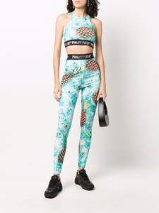 philippplein Philipp Plein Legging met print - Groen