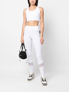 pleinsport Plein Sport Legging met geribbelde vlakken - Wit