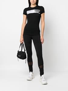 pleinsport Plein Sport Legging met geribbeld vlak - Zwart