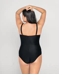 Shape Swimsuit Striped Leonisa | Black