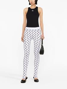marineserre Marine Serre Legging met print - Wit