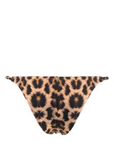 noireswimwear Noire Swimwear Bikinislip met luipaardprint - Bruin