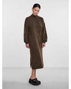 Tricotjurk Y.A.SBALIS LS FUNNEL KNIT DRESS S. NOOS