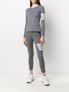 Thom Browne Legging met vier strepen - Grijs