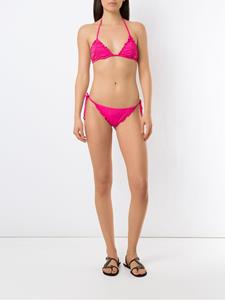 amirslama Amir Slama Bikini met geribbeld-effect - Roze