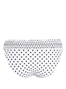 Tory Burch Bikinislip met stippen - Wit