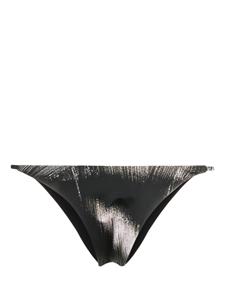 Louisa Ballou Bikinislip met print - Zwart