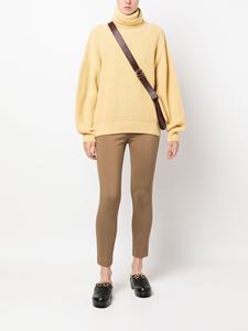 blancavita Blanca Vita Geplooide legging - Bruin