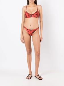lygia&nanny Lygia & Nanny Bikinitop met print - Bruin