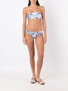 lygia&nanny Lygia & Nanny Bikinitop met palmboomprint - Blauw