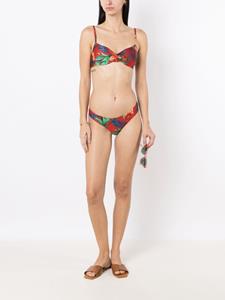 Lygia & Nanny Bikinislip met bloemenprint - Rood