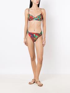 lygia&nanny Lygia & Nanny Bikinislip met bloemenprint - Rood