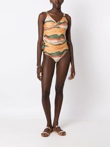 lygia&nanny Lygia & Nanny Tankini met print - Bruin